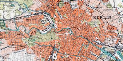 Mapa de la antigua berlín
