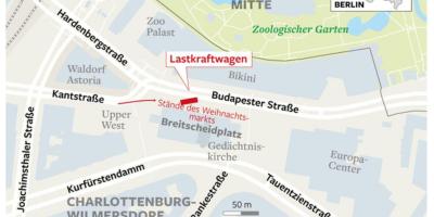 Mapa de breitscheidplatz berlín
