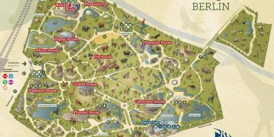 Mapa del zoo de berlín