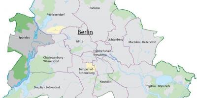 Mapa de berlin spandau