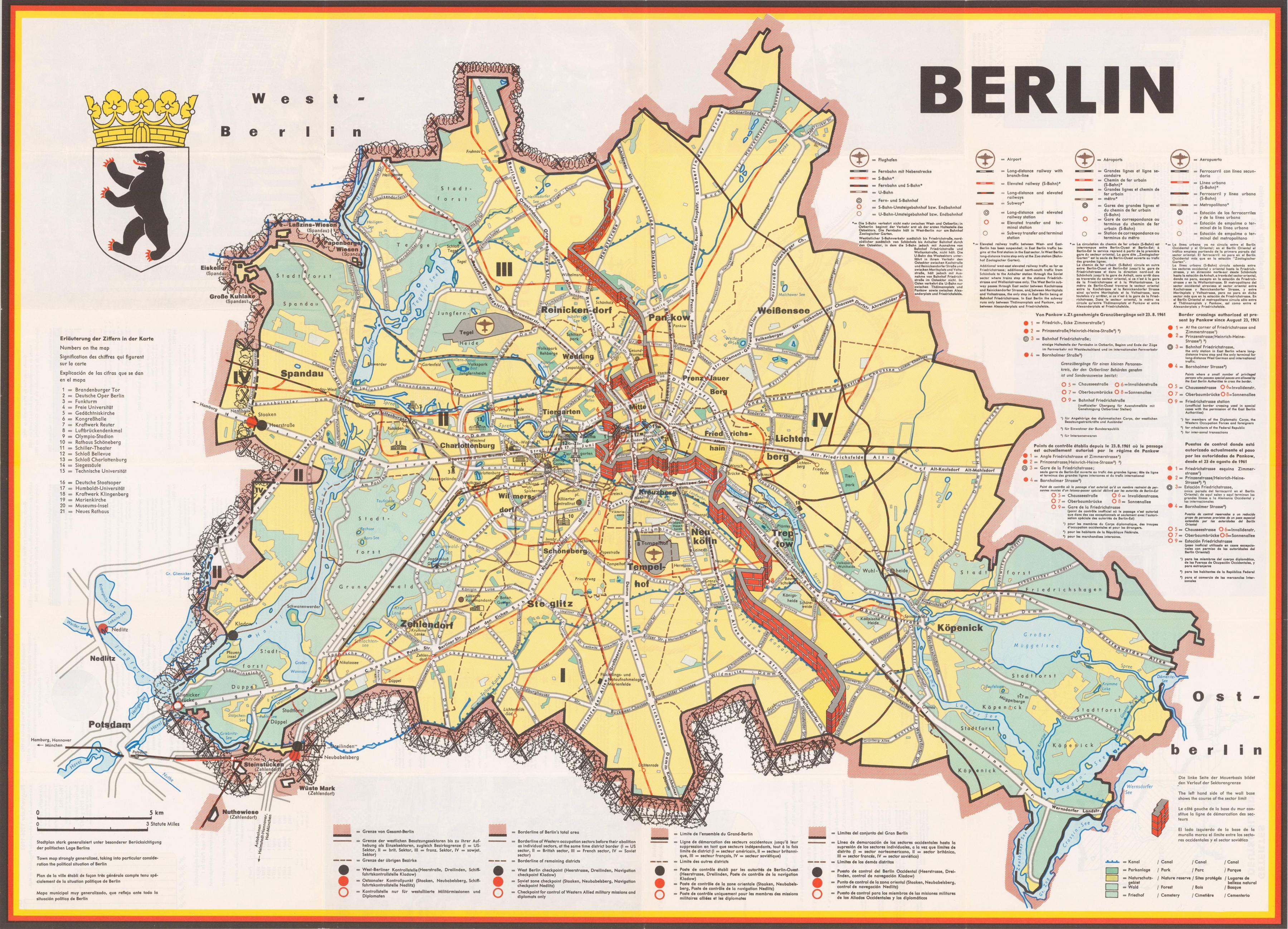 Mapa Muro De Berlin Mapa | Images and Photos finder