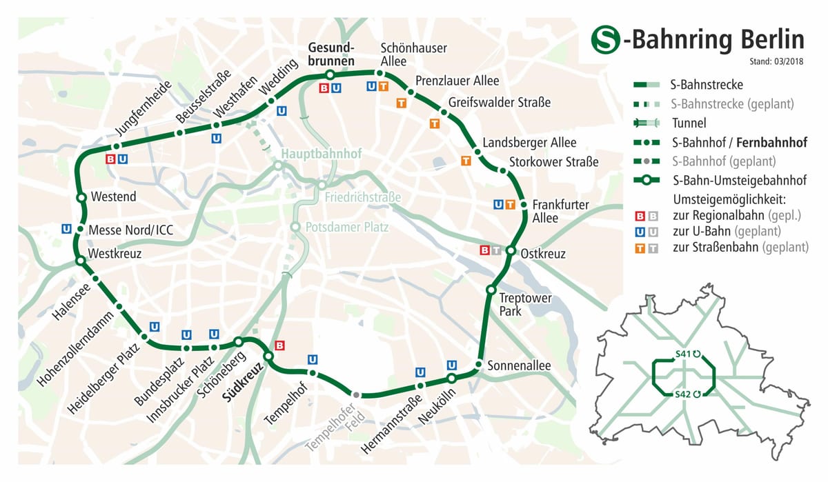 mapa de berlín anillo