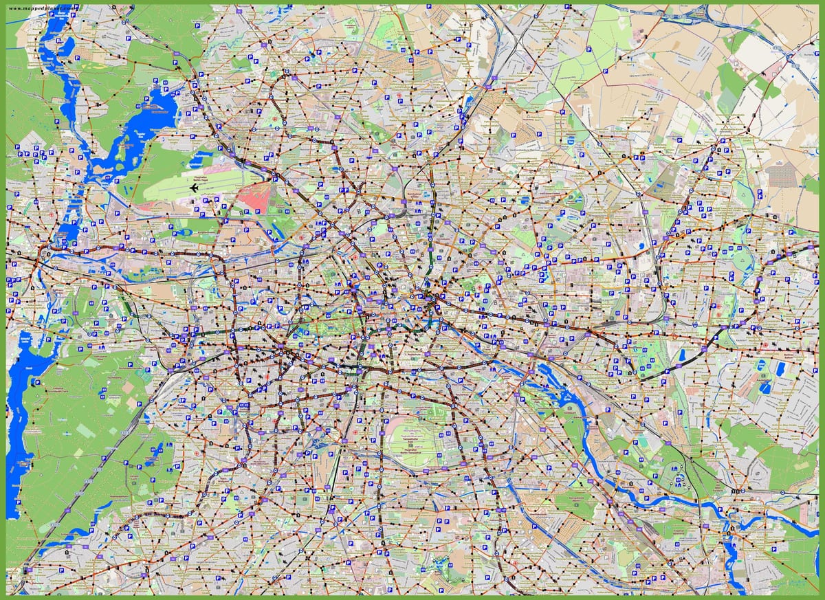 berlín zonas de aparcamiento mapa