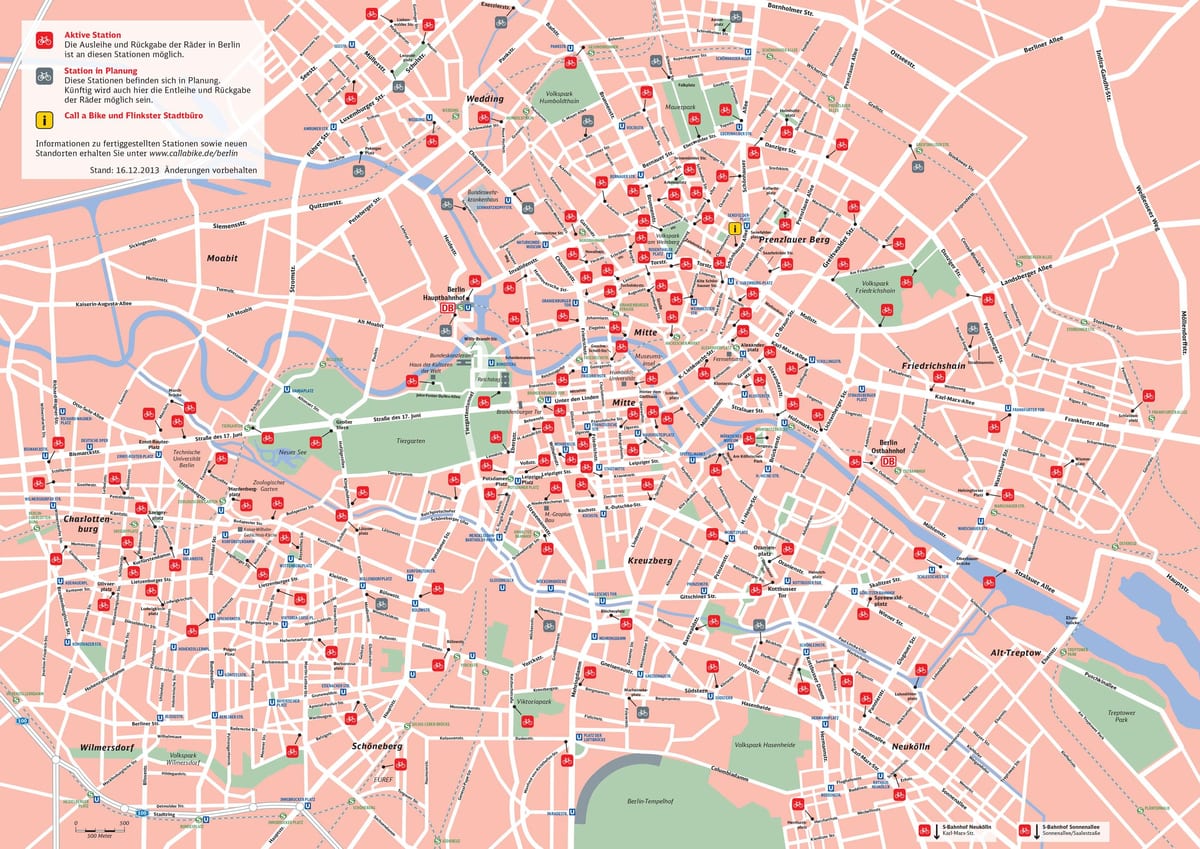 bicicleta berlín mapa