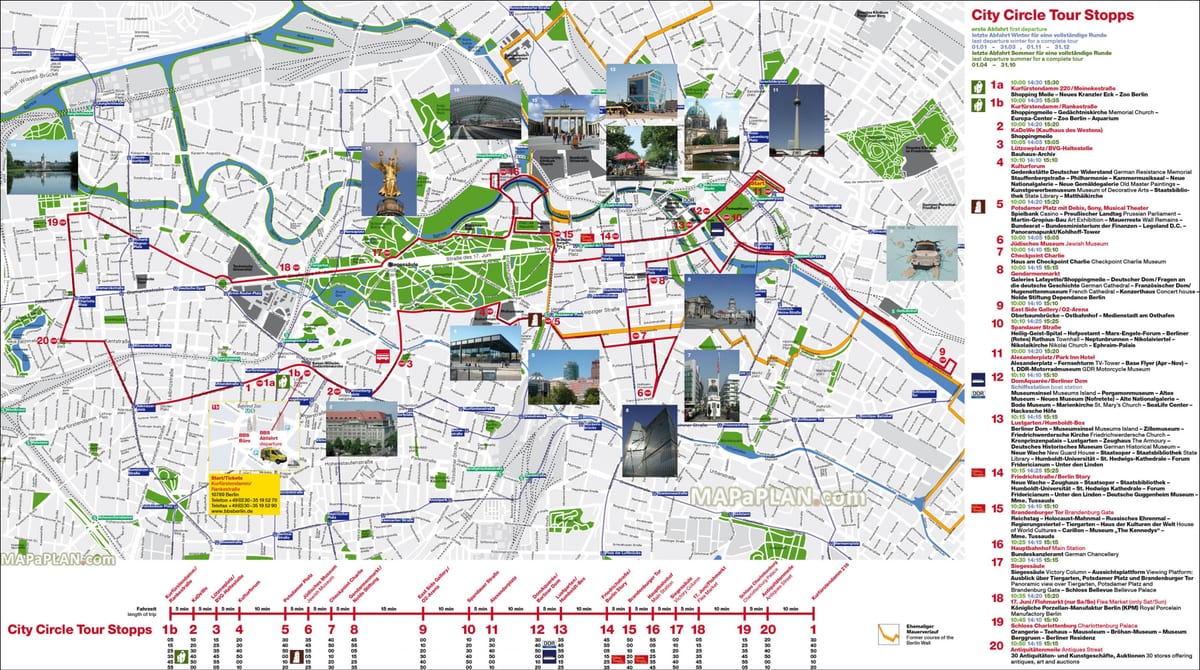 berlín bus hop on hop off mapa