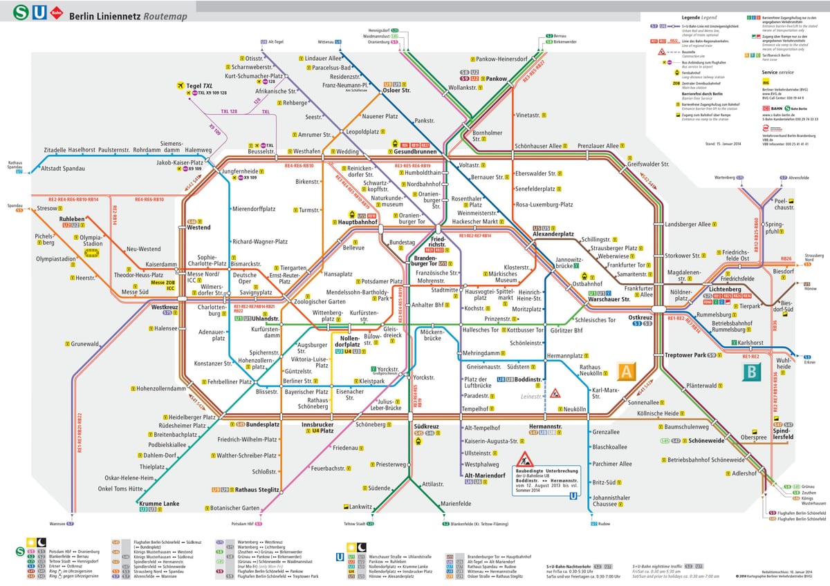 mapa de berlín u-bahn