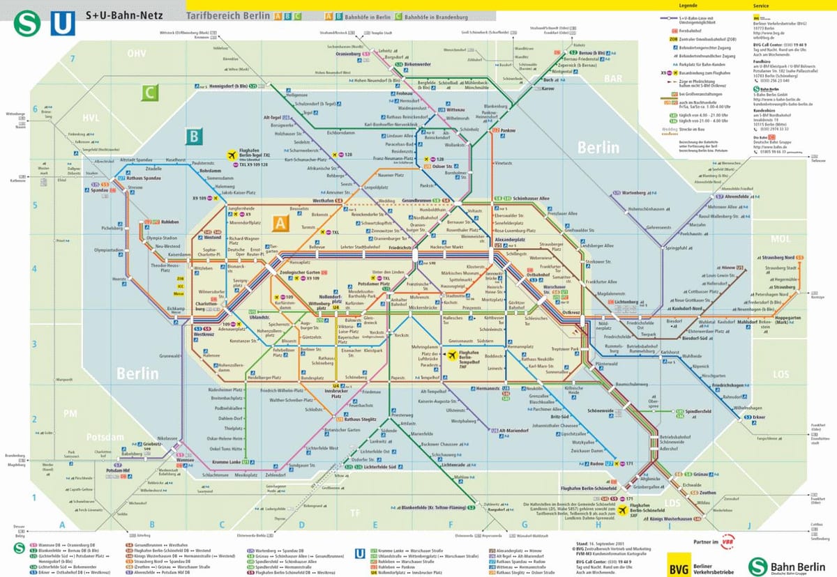 berlín u und s-bahn mapa