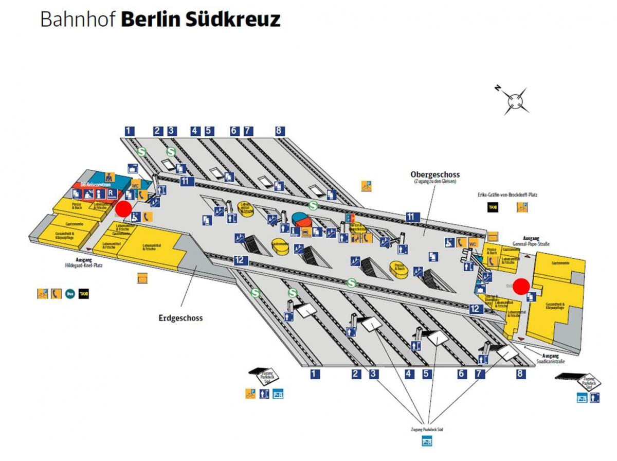 mapa de berlin südkreuz