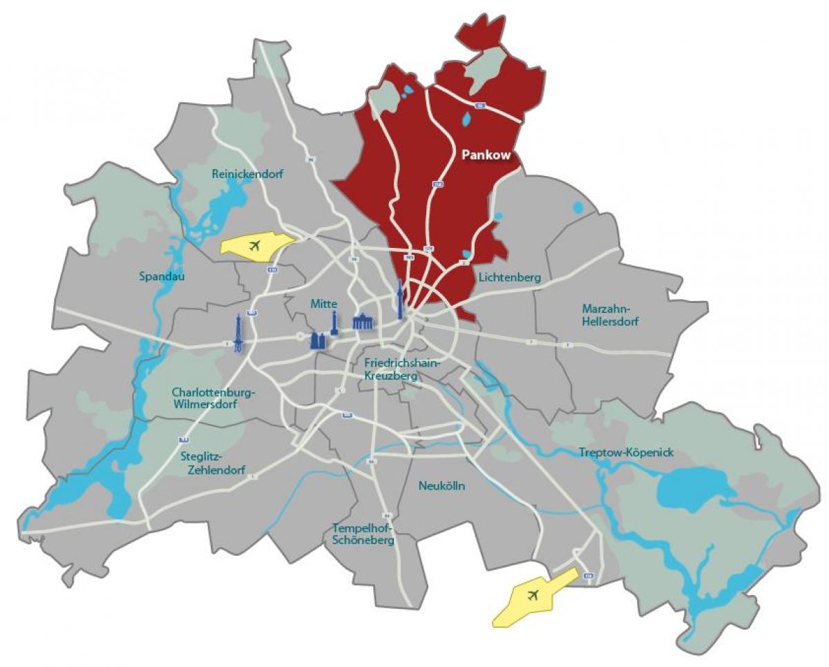 mapa de berlín pankow 