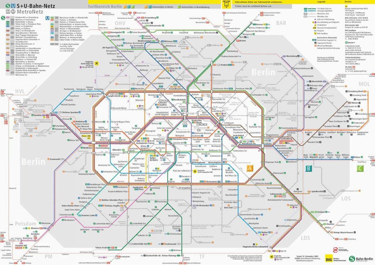berlín transporte público mapa