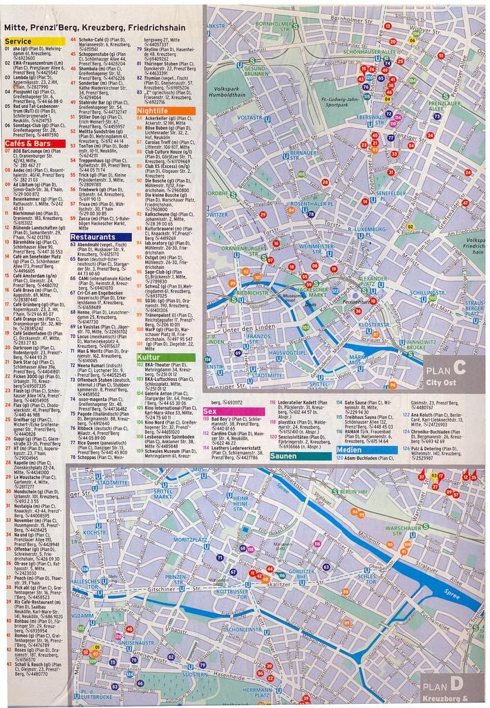 berlín gay mapa de la zona