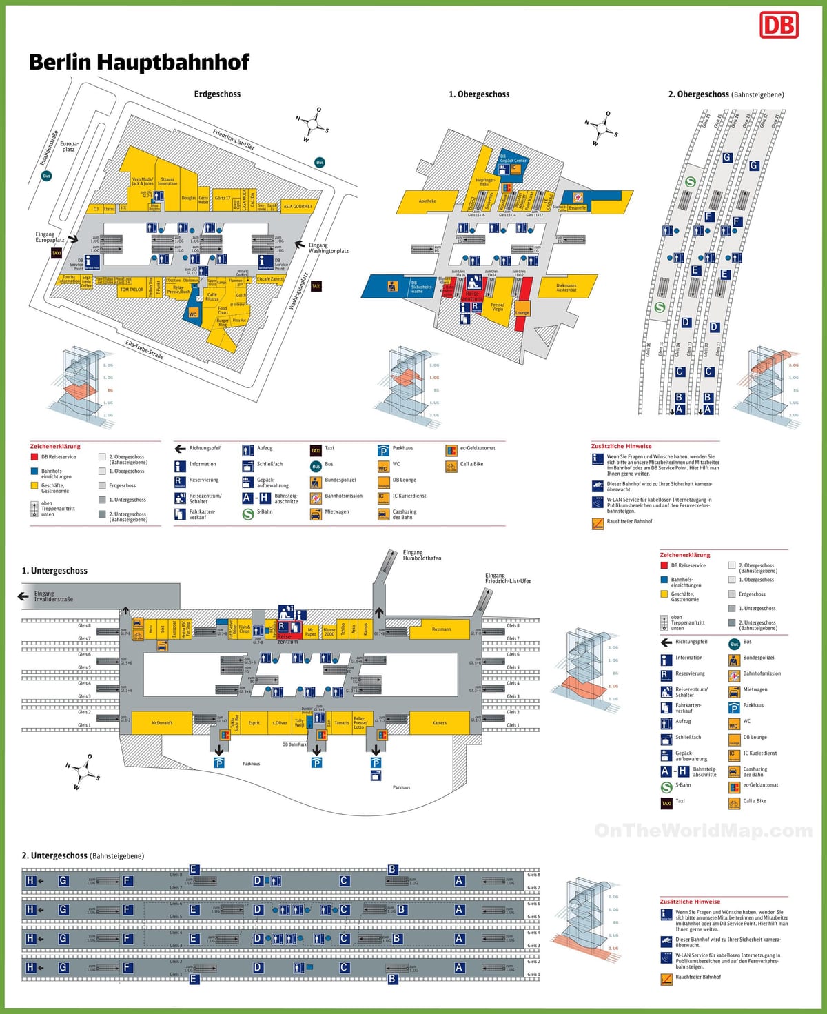 berlín estación central de autobuses mapa