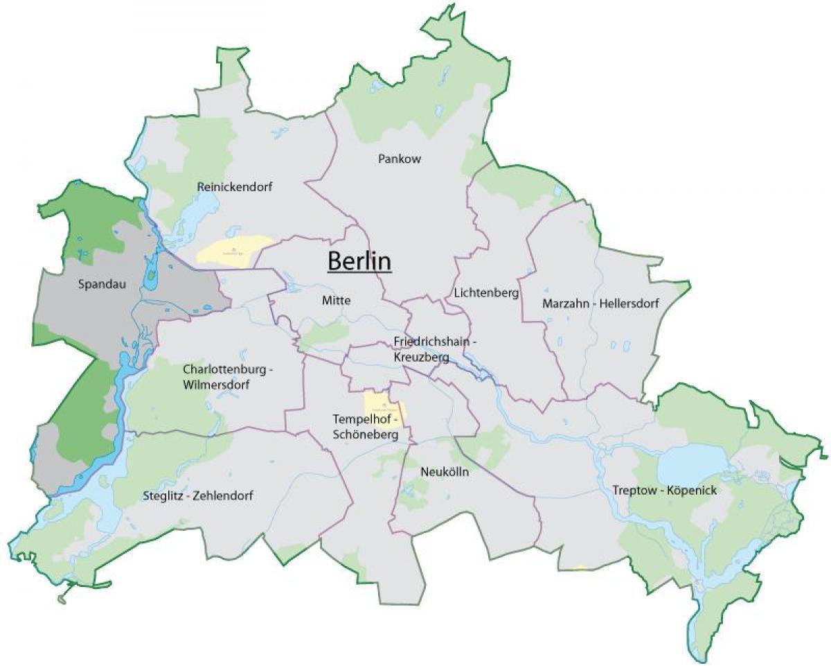 mapa de berlin spandau