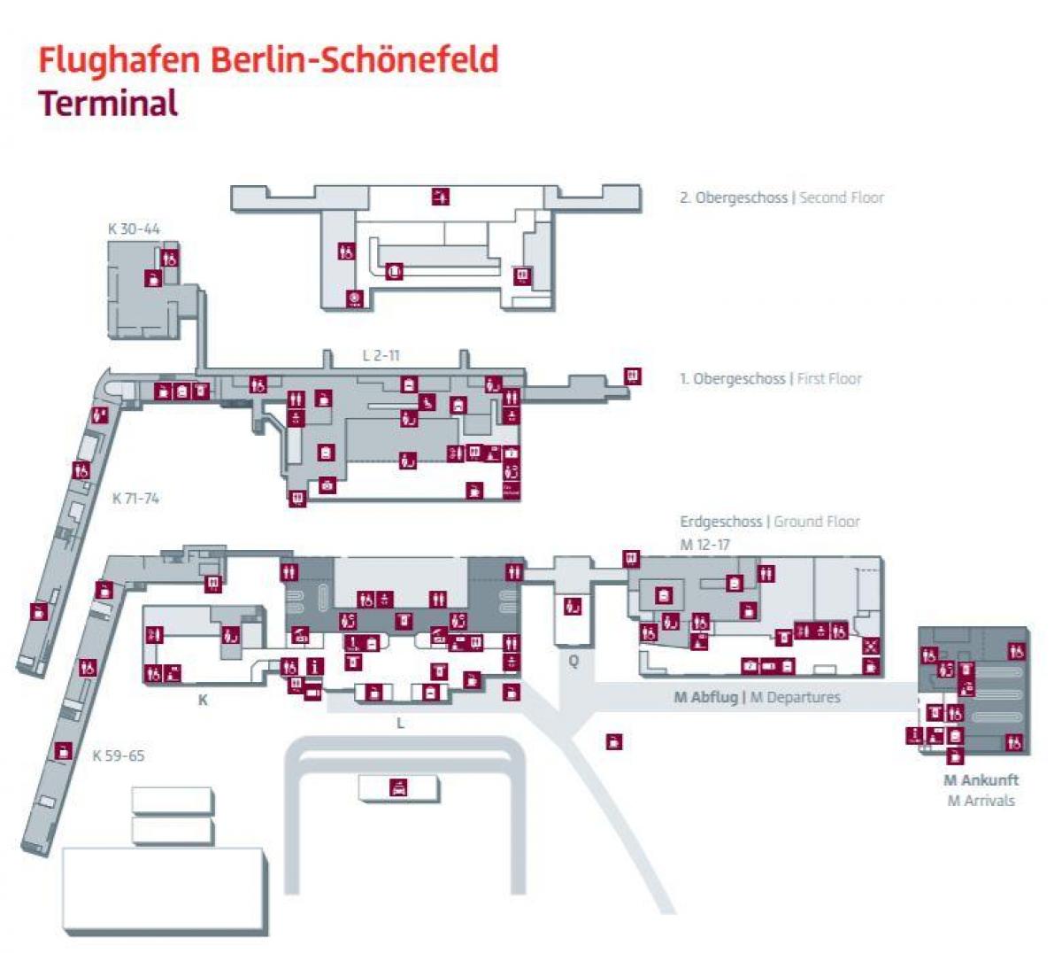 berlin airport sxf mapa