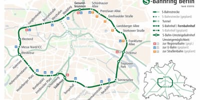 Mapa de berlín anillo