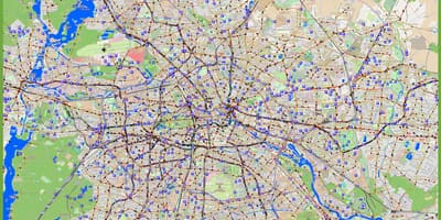 Berlín zonas de aparcamiento mapa