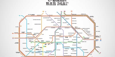 Los mejores bares de berlín mapa