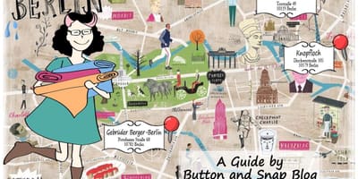 Berlín, la calle comercial de mapa