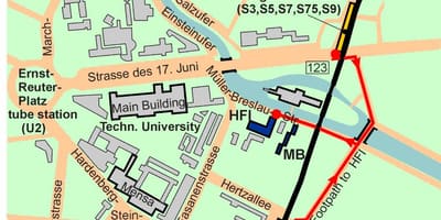 Mapa de berlín estación de tren zoologischer garten