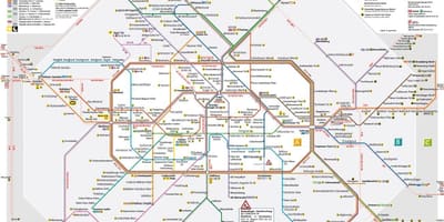 Bvg u-bahn mapa