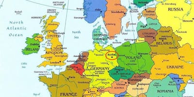 Mapa de berlín mapa de europa