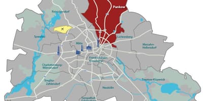 Mapa de berlín pankow 