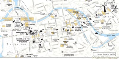Recorrido a pie de berlín mapa