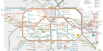 Mapa de berlín u-bahn