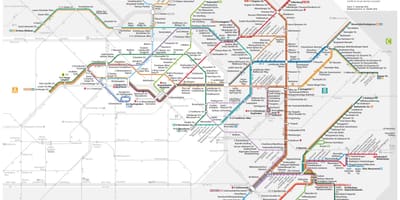 Bvg mapa de la ruta