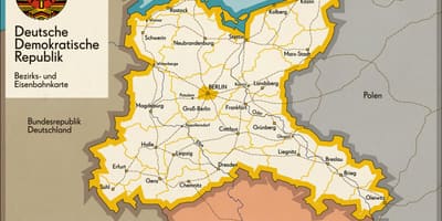 Mapa de ddr de berlín