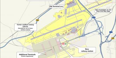 Berlín schoenefeld a aeropuerto de mapa