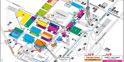 Mapa de la messe de berlín