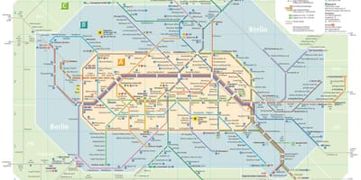 Mapa del metro de berlín