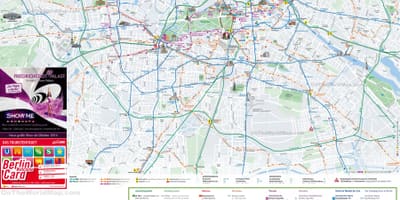 Visita de la ciudad de berlín mapa