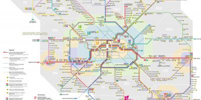 Mapa de berlín tren regional 