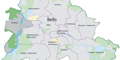 Mapa de berlin spandau
